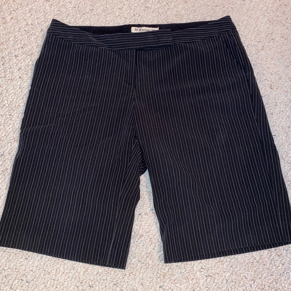 Forever 21 Pinstripe Shorts